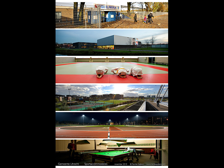 2010; in beeld brengen van 90 sportaccommodaties van de Gemeente Utrecht